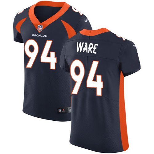 Nike Broncos #94 DeMarcus Ware Navy Blue Alternate Men's Stitched NFL Vapor Untouchable Elite Jersey - Click Image to Close
